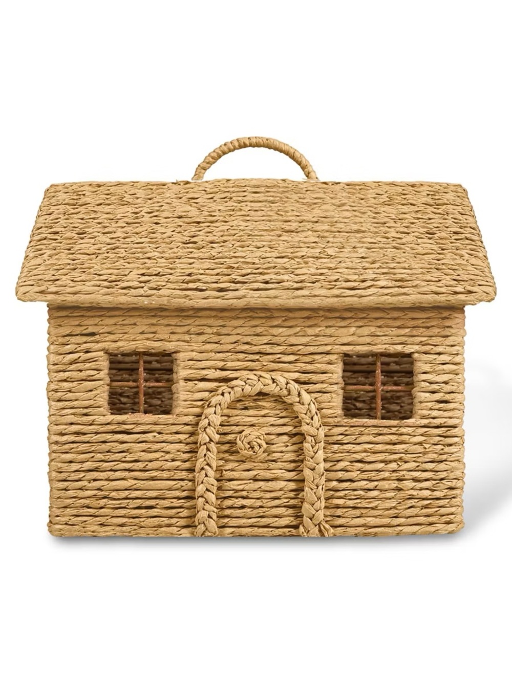 Woven House Storage Lidded House Viral - Bullseye's Playground